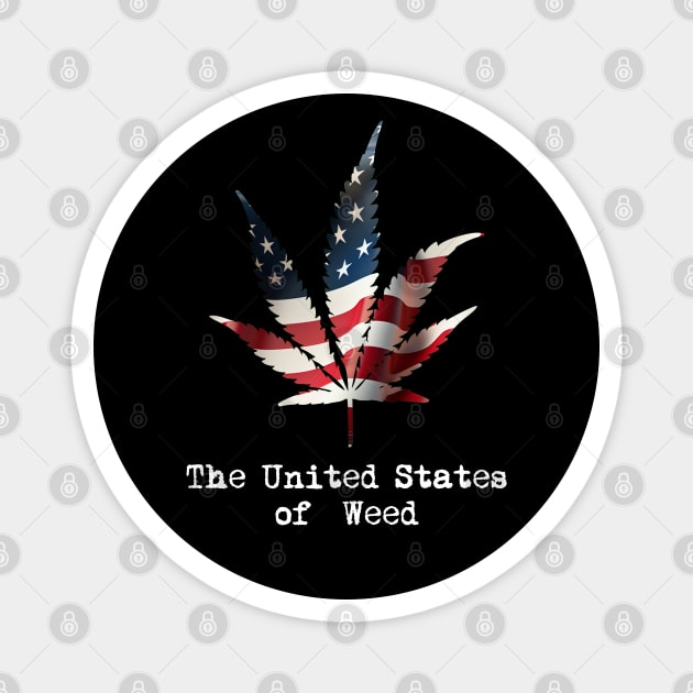 Weed Flag Magnet by AMOS_STUDIO